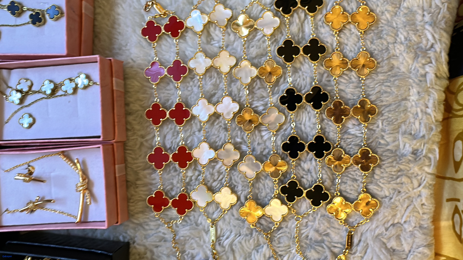 VCA DOUBLE BRACELET BACK TO BACK 15mm - stainless steel Master copy with stamp