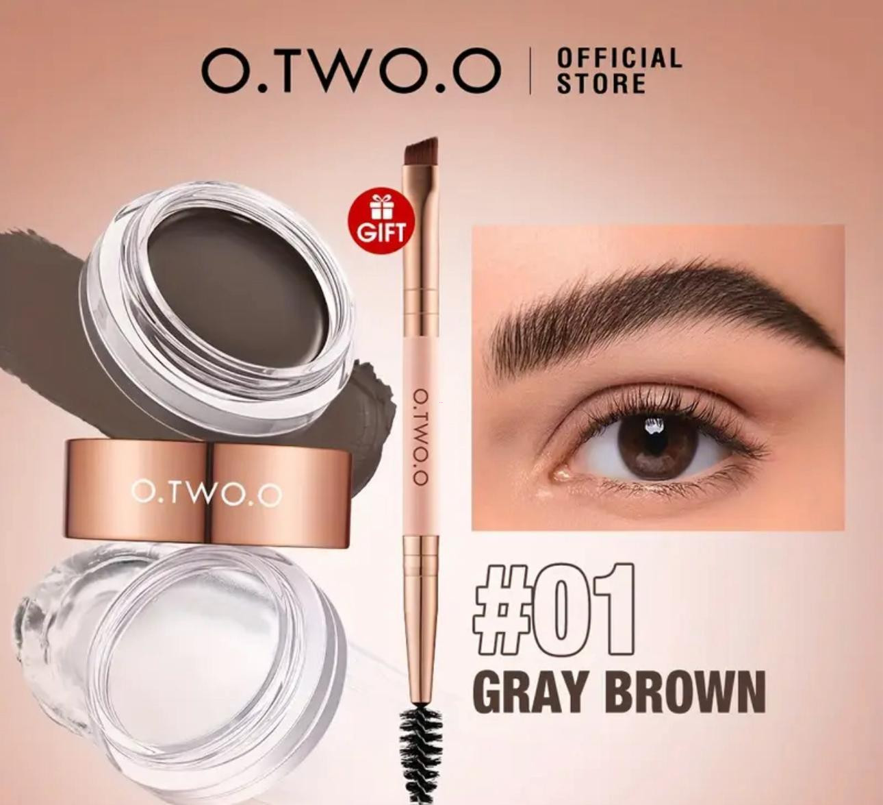 O.TWO.O Eyebrow Cream and Eyebrow Wax