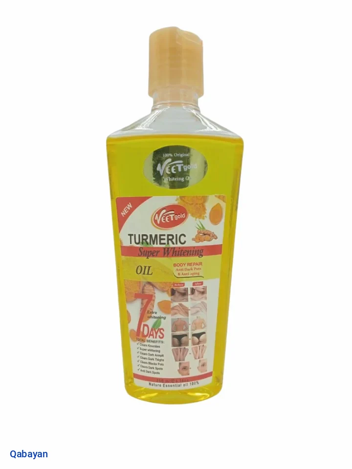 Veet Gold Turmeric Super Whitening Body Oil 250ml