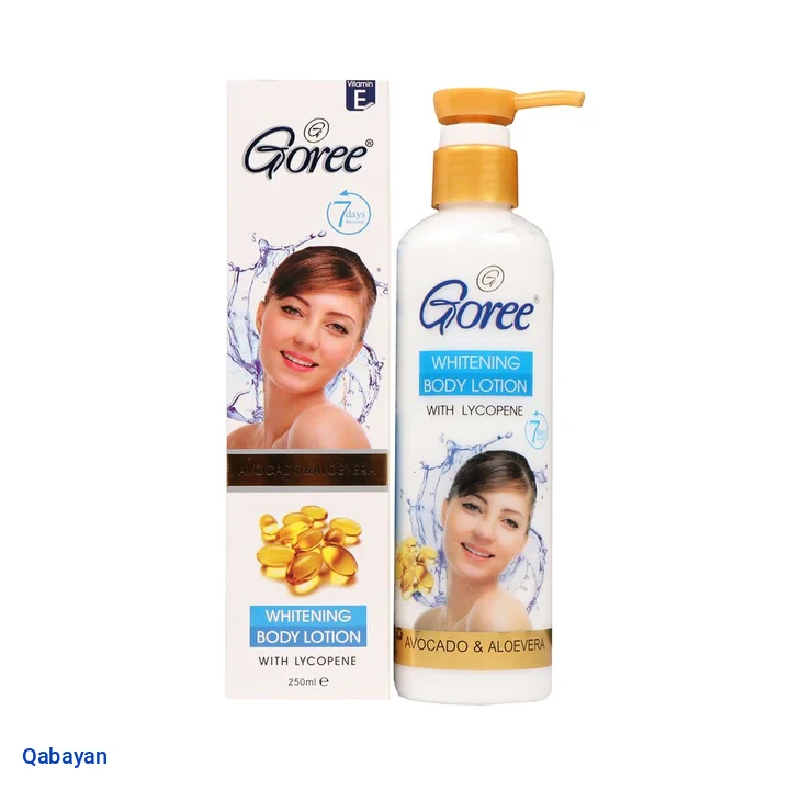 Goree Avocado & Aloe vera Whitening Body Lotion with Lycopene 250ML